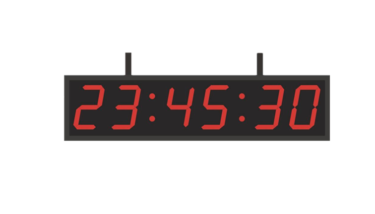 山河電子NC-100 衛(wèi)星數(shù)碼子鐘